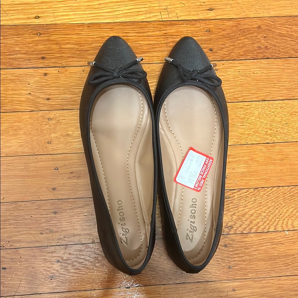 Women's Black Ballet Flats